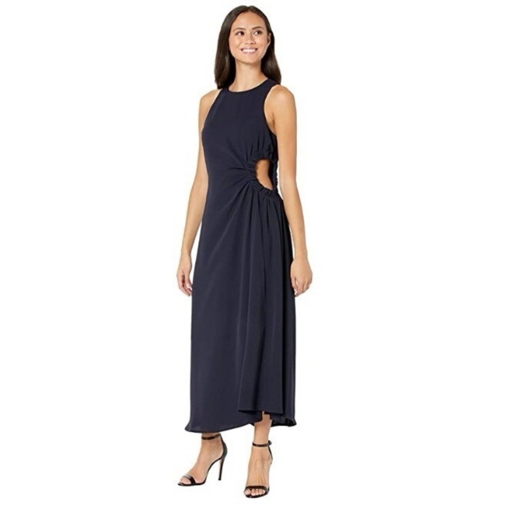 Moon River Navy Maxi Dress